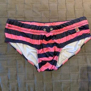 JOR pink and navy briefs